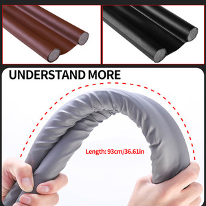 Guarnizione Impermeabile per Porte, Isolante Termico e Antispifferi, Protezione per il Basso della Porta, Barriera Antispifferi per Doppia Porta, Risparmio Energetico - Product Image 4
