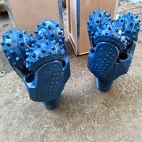 Mata Bor Sumur Air Tipe Triple Cone 8.5 Inch 6 1/2" Hard Rock Tricone Bit Baja Karbon Tempa Alat Pengeboran API 1 Buah