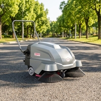 Balayeuse à main électrique Yangzi S3 pour voirie et routes, machine de balayage de sols industriels