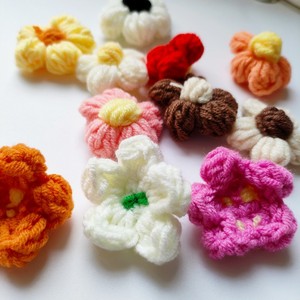 ดอกพลัมถักไหมพรมขนาดเล็กสำหรับตกแต่งโต๊ะกลางแบบเรียบง่ายสำหรับห้องน้ำบ้านห้องครัว HZO-24144 - Product Image 4