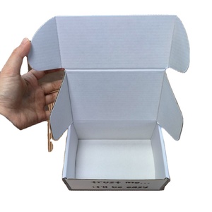 Cajas de correo blancas impresas con logotipo personalizado a precio de fábrica con inserto de espuma para embalaje de regalo Cajas de embalaje de papel de envío - Product Image 1