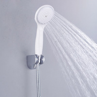 Prix de gros utilisant divers prix pas cher plastique ABS robinet de douche à eau fine fonction unique douche à main