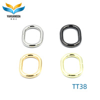 Gantungan Kunci Oval dari Paduan Seng, Penjepit Tali Tas Dompet Logam yang Dapat Disesuaikan - Aksesoris Fashion Berkualitas Tinggi, Warna Dapat Disesuaikan