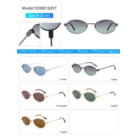 Lunettes de soleil polarisées anti-reflet UV400 légères à monture métallique ovale slim, les plus vendues, pour le cyclisme et le VTT, unisexe