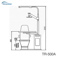 Unité ophtalmique Visionstar TR-500A, équipement de clinique ophtalmologique, unité de réfraction ophtalmique pour examen des yeux