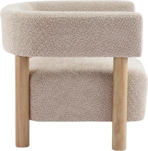 Fauteuil d'appoint <span class=keywords><strong>Christopher</strong></span> Knight Home Carly à dossier bas, avec coussin en tissu bouclé, confortable pour la lecture dans le salon - Product Image 5