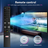 Control Remoto Universal RC802N Compatible con TCL Thomson Smart TV 4K LCD LED Android TVs, con Tecla de Acceso Directo a Netflix