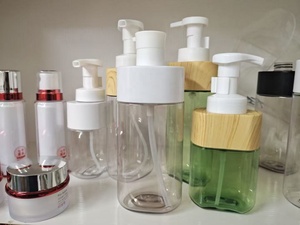 Nouvel Arrivage Prix Usine Bouteilles Pompe à Lotion en PET Couleur Macaron Grande Capacité Rechargeable pour Shampoing et <span class=keywords><strong>Gel</strong></span> Douche Logo Personnalisé - Product Image 5
