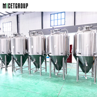 Cuve de Fermentation Conique 1000L en Acier Inoxydable 304 pour Bière Artisanale – Équipement de Brassage pour Brasseries Artisanales et Microbrasseries – Qualité Sanitaire Personnalisable