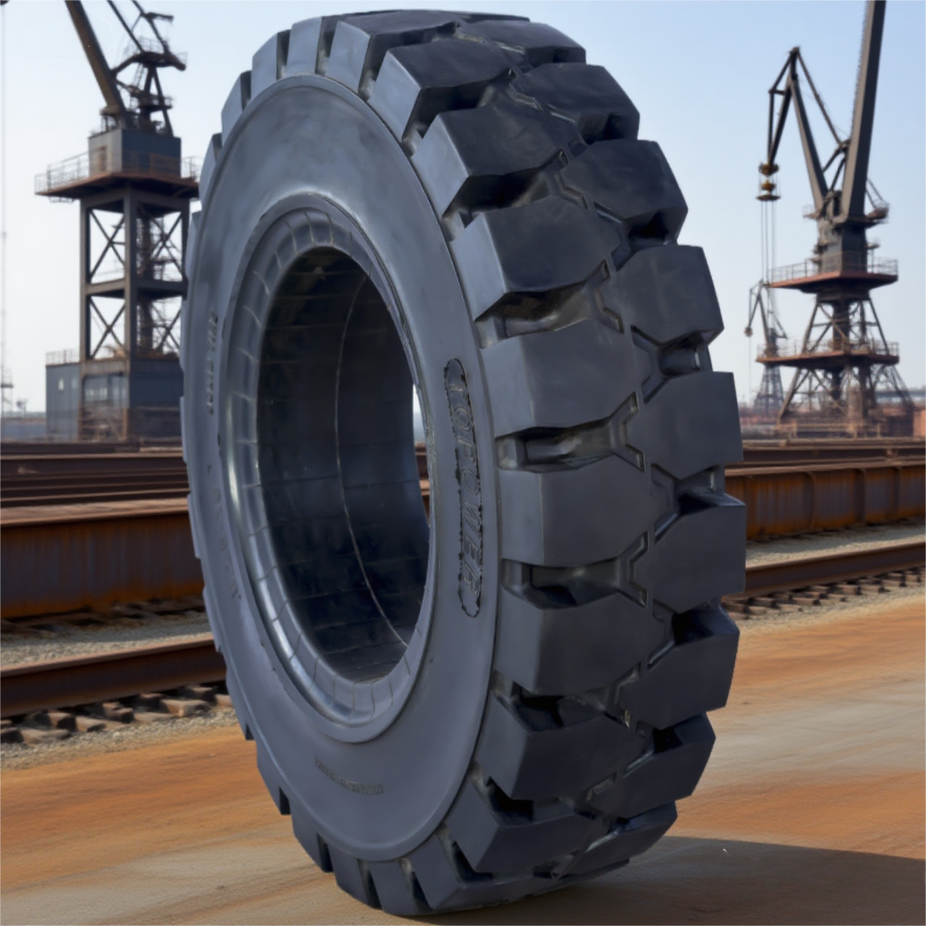 Factory Direct  Puncture Proof 8.25-15 Forklift  Solid Tire/Tyre  for Forklift Truck