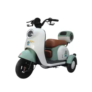 Mais barato fábrica venda direta 72V 500W bicicleta triciclo elétrico três rodas scooter elétrico motocicletas scooters elétricos para adulto