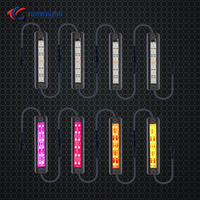 Haute luminosité 8 Pods RGB Rock Lights Aluminium Métal LED Underglow Light Kit App Control RF Télécommande Mode Musique