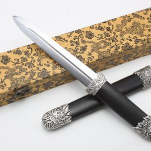 Cuchillo Táctico de Supervivencia Fan Lihua Sword, Hoja Recta con Punta de Clip, Mango de Nogal y G10, Funda de Acero Inoxidable de Alta Calidad para Caza - Product Image 5