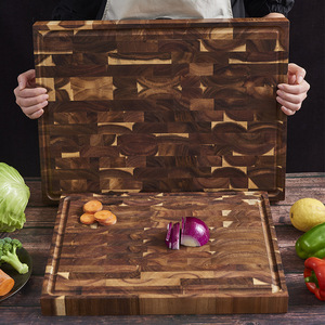 Tabla de cortar grande de madera maciza empalmada, tabla de cortar de madera de acacia para cocina doméstica, tabla para enrollar fideos, para restaurante - Product Image 1