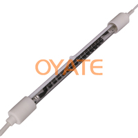 Lampe chauffante électrique infrarouge à quartz 350 mm 220 V 1000 W avec SK15 pour usage domestique et extérieur