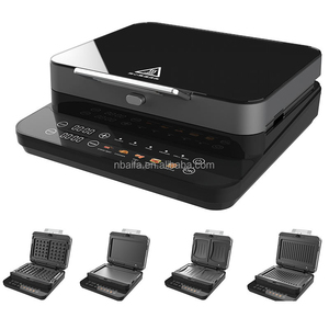 Aifa 4 en 1, Plancha Desmontable con 2 Placas Intercambiables <span class=keywords><strong>para</strong></span> Nueces, <span class=keywords><strong>Arepas</strong></span>, Donuts, Paninis, Parrilla, 750W, Máquina <span class=keywords><strong>para</strong></span> Hacer Tostadas, Waffles y Sándwiches - Product Image 2