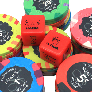 Fábrica personalizada diversión erótica sexo <span class=keywords><strong>dados</strong></span> rojo acrílico 18mm patrón de impresión juego fecha noche <span class=keywords><strong>dados</strong></span> - Product Image 4