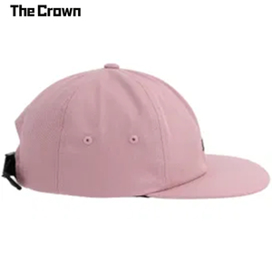 Custom Logo 6 Panel Structured <b>Flat</b> Brim <b>Cap</b> Wholesale Bulk Pink Woven Label Hat Streetwear Snapback Manufacturer - Product Image 5