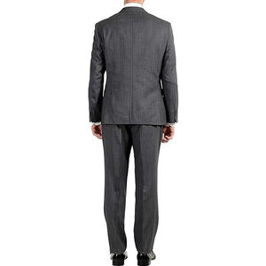 Costumes d'affaires de haute qualité à simple boutonnage pour hommes italiens Nouveau design Vêtements de marié de mariage décontractés en deux pièces - Product Image 4