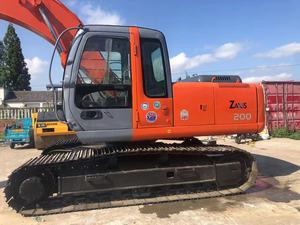 Excavatrice Hitachi ZX200 d'occasion, durable, faible coût d'entretien, pelle sur chenilles Hitachi de 20 tonnes pour travaux d'ingénierie municipale - Product Image 2