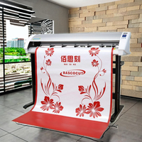 Machine de découpe Bascocut 48'' pour vinyle autocollant / Traceur de découpe à moteur pas à pas / Traceur de découpe automatique de contour