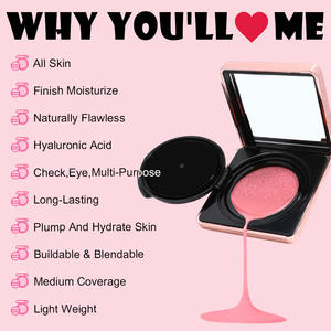 Cuscino d'aria a 6 colori all'ingrosso miglior fard opaco senza gessoso per guance liquide - Product Image 2