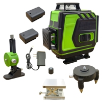 Niveau laser vert 4D CAMPEGGI 16 lignes 360° auto-nivelant haute précision pour lignes horizontales et verticales – Outil de construction