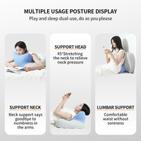 2025 nouveau Certipur-Us Oem gros moderne personnalisé orthopédique coin ergonomique jouer Contour oreiller en mousse à mémoire