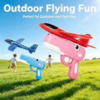 Lanceur de Bateaux en Mousse à lancer à la main, Jouet Catapulte Avion pour Enfants, Jeu d'extérieur pour Jardin