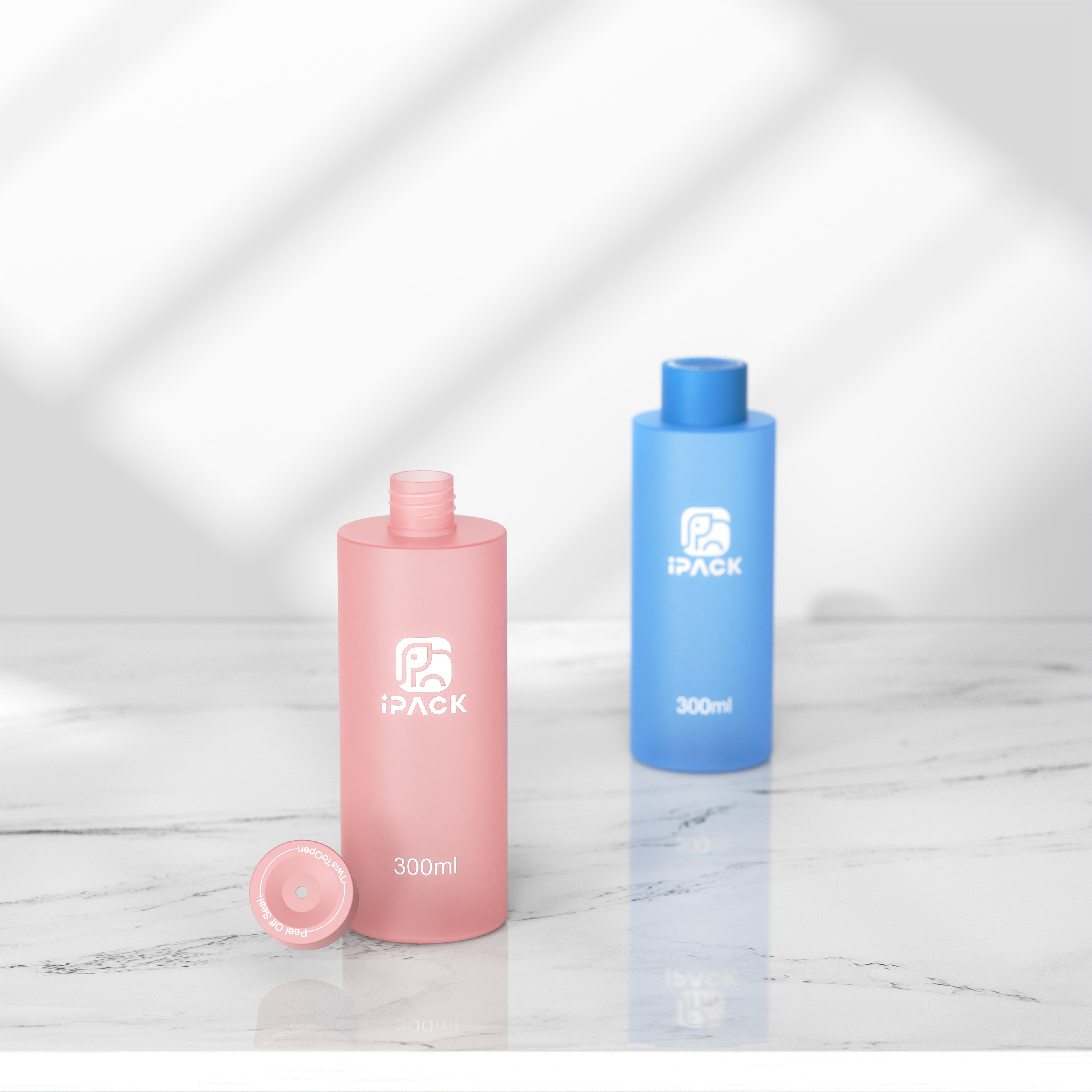 matte body wash tube packaging