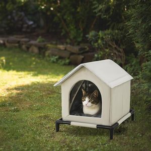 בית לחיות מחמד בית לחיות מחמד חיצונית 11 ק ג גור מחסה לחתולים פנים/חיצוני מבודדים חתול בר מחסה בד oxford קל - Product Image 6