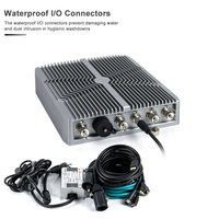 PC industriel embarqué sans ventilateur Intel Core I3-1215U, étanche IP69K, anti-poussière, M12, double LAN, interface série