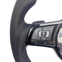 Volant en cuir pour Volkswagen Golf 6 7 GTI GTE R RS S-Line GTD Passat B8 B7 B6 MK7.5 VW Polo MK7 MK6 MK5
