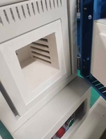 Four à moufle miniature JINMING KYS-1100C-S pour traitement thermique/sinterisation en laboratoire, température maximale 1200°C, chauffage céramique 1,3 kW