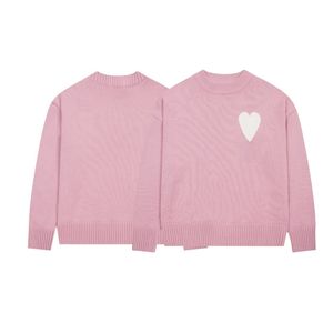 <span class=keywords><strong>Maglione</strong></span> Stile Ami da Uomo Diretto dal Produttore in Cotone <span class=keywords><strong>con</strong></span> Motivo a <span class=keywords><strong>Cuore</strong></span> - Manica Lunga Anti-Pilling Abbigliamento Casual Stile Parigi - Product Image 6