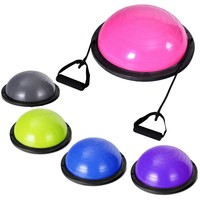 Ballon d'équilibre demi-sphérique en PVC non toxique et écologique pour gymnastes, personnalisable en couleur et logo, idéal pour l'exercice physique – Vente en gros à chaud