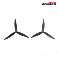 Hélice Cinelifter GEMFAN 7535-3 de 7,5 pouces à 3 pales en PC pour drone, idéale pour le tournage aérien macro