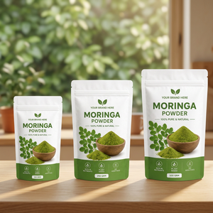 SAFA Polvo de Hoja de Moringa Orgánico Vegano 1kg Suplemento Dietético Apoyo Inmunológico Antioxidante Beneficios para el Crecimiento de Músculos, Cabello y Uñas Energía - Product Image 1