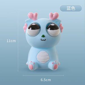 Juguete Antiestrés de Dragón con Ojos Saltones, Creativo y Divertido, de Silicona, 11*6.5cm - Product Image 6