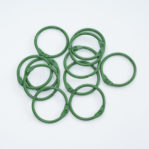 Đầy màu sắc kim loại lỏng lá chất kết dính Nhẫn DIY cuốn sách Vòng mở kim loại thép giấy Keychain Key Index thẻ máy tính xách tay nhẫn - Product Image 6