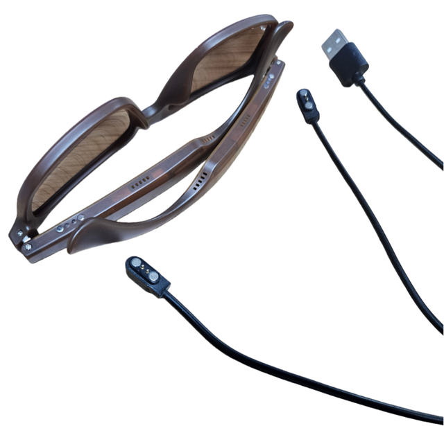 2 Pin Magnetic Charging Cable 2.54 MM 2 in 1 Magnetic Date Cable for Smart Glasses Power Charge Wire Accessories