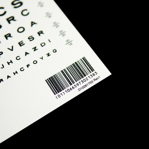 แผ่นทดสอบสายตาแบบแคนวาส ยี่ห้อ SHIHAI คุณภาพสูง สีขาว สำหรับทุกเพศทุกวัย - Product Image 3