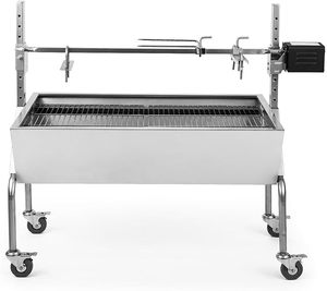 Gril à charbon de bois en acier inoxydable pour agneau, <span class=keywords><strong>poulet</strong></span> et porc, four rotatif pour rôtir l'agneau - Product Image 4
