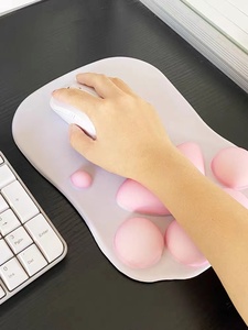 Reposamuñecas ergonómico personalizado soporte Gel <span class=keywords><strong>de</strong></span> silicona <span class=keywords><strong>Anime</strong></span> 3D Sexy Buttock Breast Boob Mouse Pad - Product Image 2