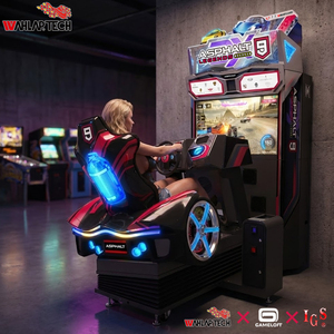 Simulateur de conduite à pièces ASPHALT 9 DX, machine d'arcade, simulateur de course automobile, jeu d'arcade de course automobile - Product Image 1