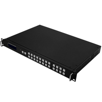 Matrice HDMI 8x8 sans couture HDMI 2.0 avec prise en charge de la vidéo murale, audio LR externe, IR EDID RS232 pour système de cinéma maison