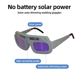 Casco de Soldadura con Oscurecimiento Automático Solar, Gafas de Soldador, Protección para los Ojos, Casco de Protección contra Arco Eléctrico para Equipos de Soldadura - Product Image 2