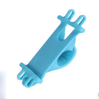 Supports de téléphone portable universels en silicone flexible pour vélos, poussettes, motos, taille de guidon réglable