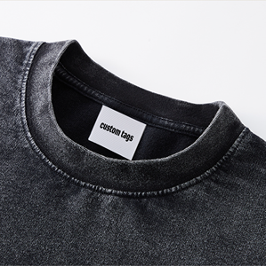 T-shirt Homme QUATU 250 g/m² 100 % Coton Lourd Coupe Oversize Style Urbain Haute Qualité avec Étiquettes Personnalisées - Product Image 1