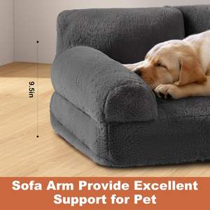 Прямоугольная ортопедическая кровать для собак с эффектом памяти - Product Image 4